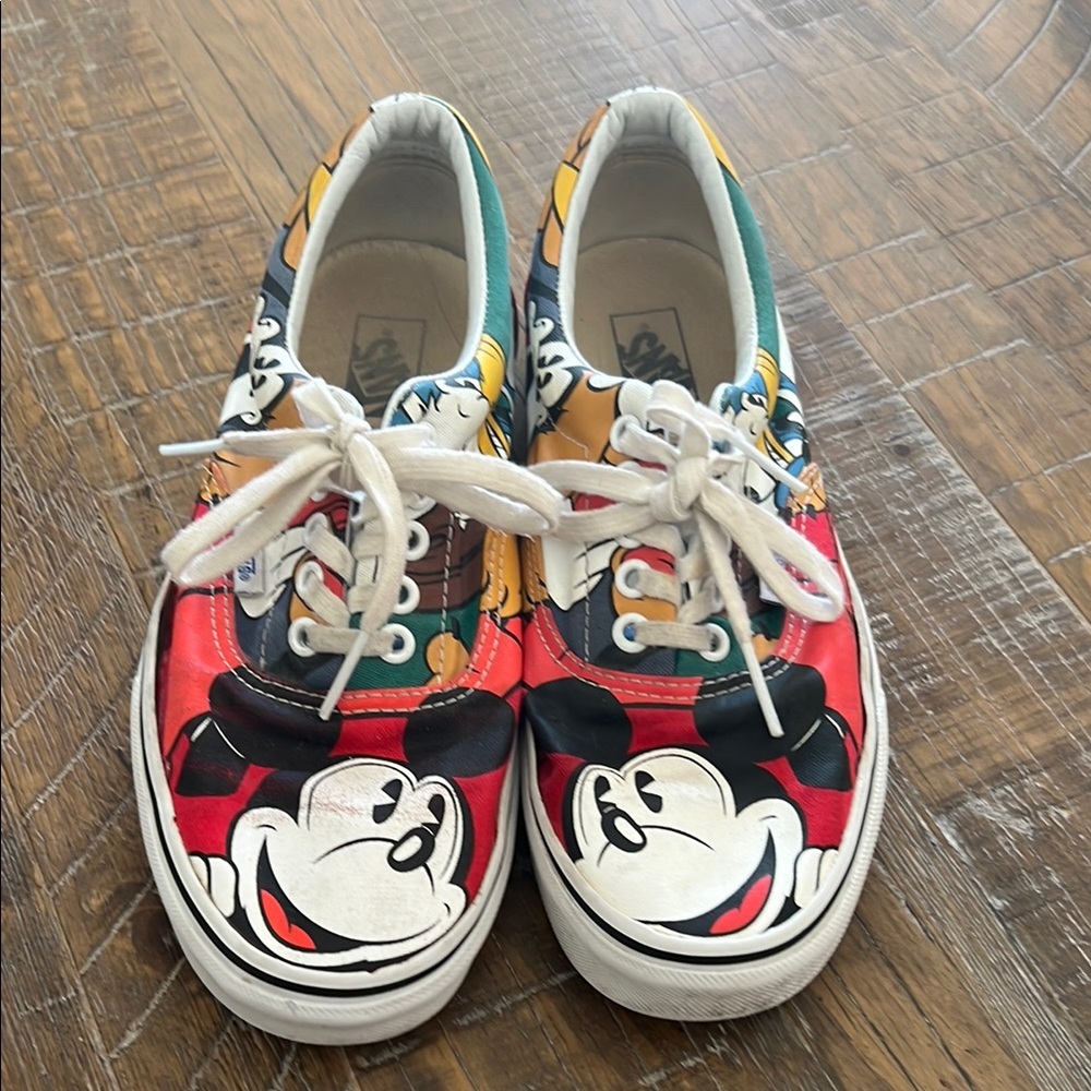 Vans Mickey Mouse Sneakers - Red and Black